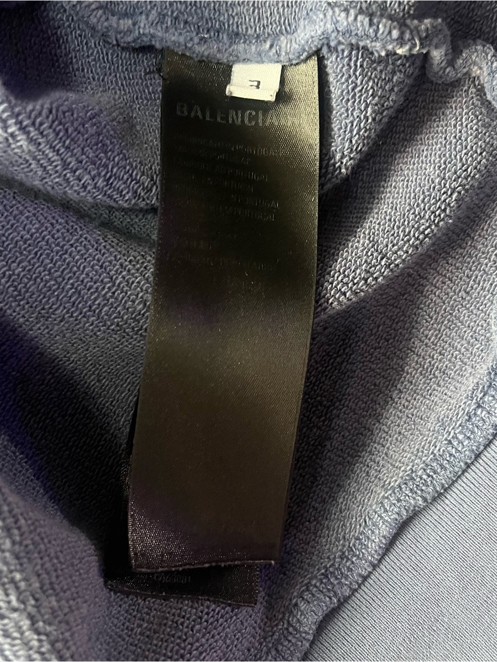 Balenciaga - Men's Paris Moon Faded Hoodie - Picture 4 of 10